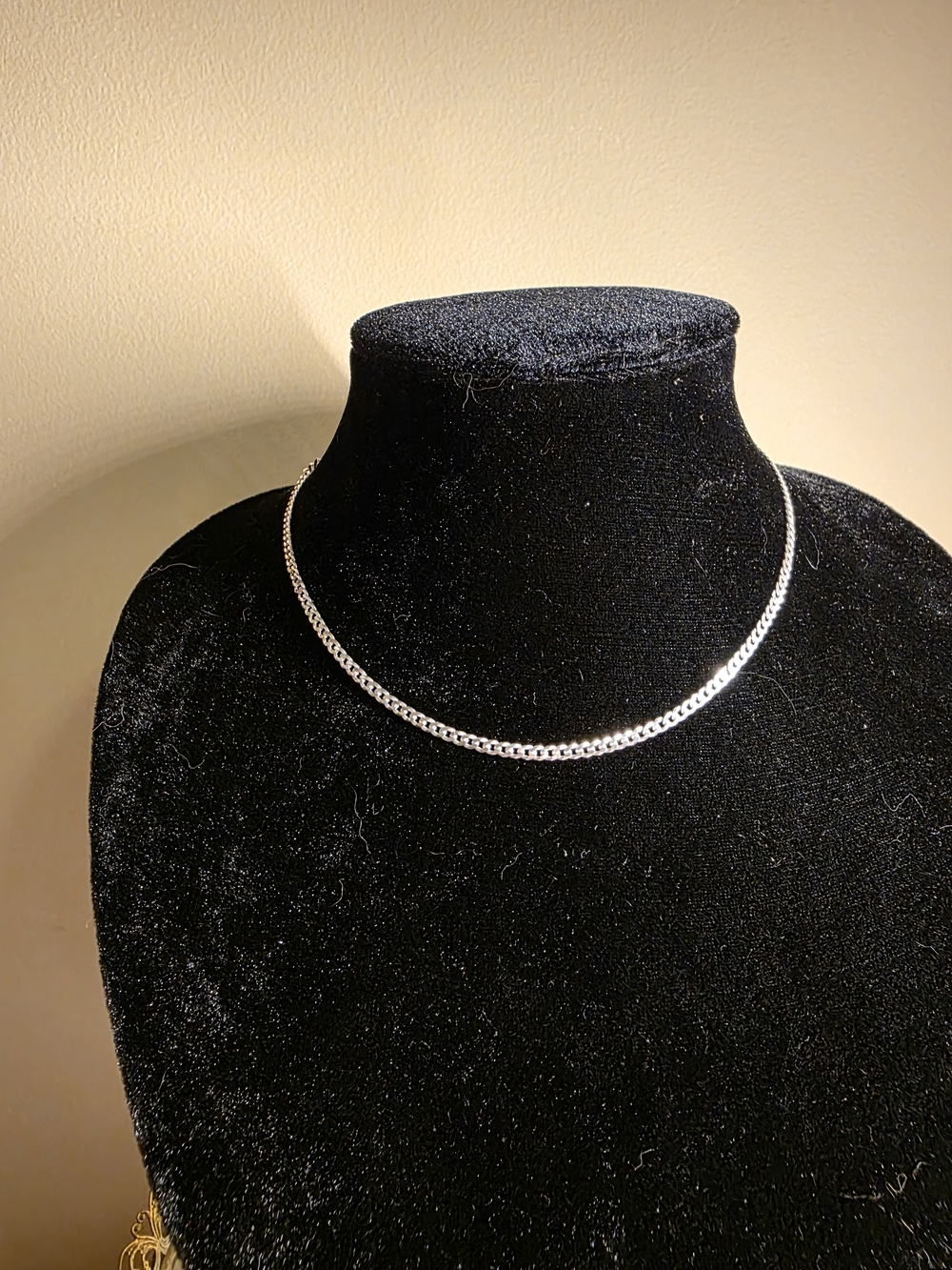 ✨️✨️ 925 Sterling Silver 16" Cuban Chain Necklace